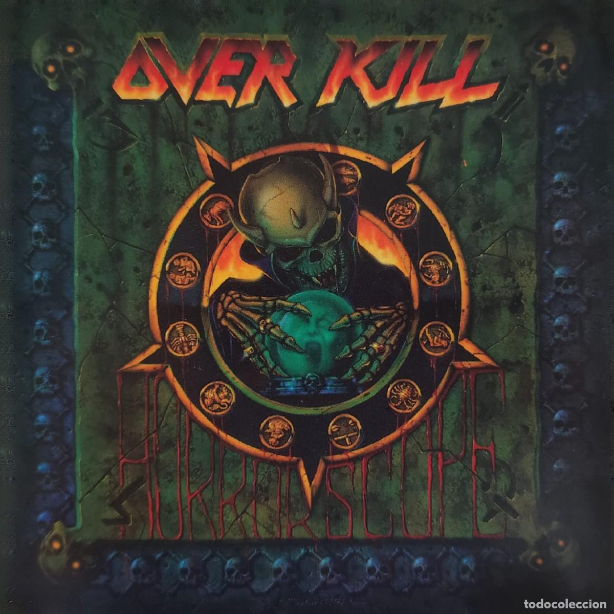 Discos de vinilo: LP OVERKILL HORROSCOPE VINILO AZUL METAL OFERTA TEMPORAL - Foto 1