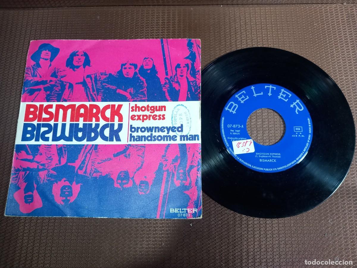 Discos de vinilo: BISMARCK / SHOTGUN EXPRESS / SINGLE 7 PULGADAS - Foto 1