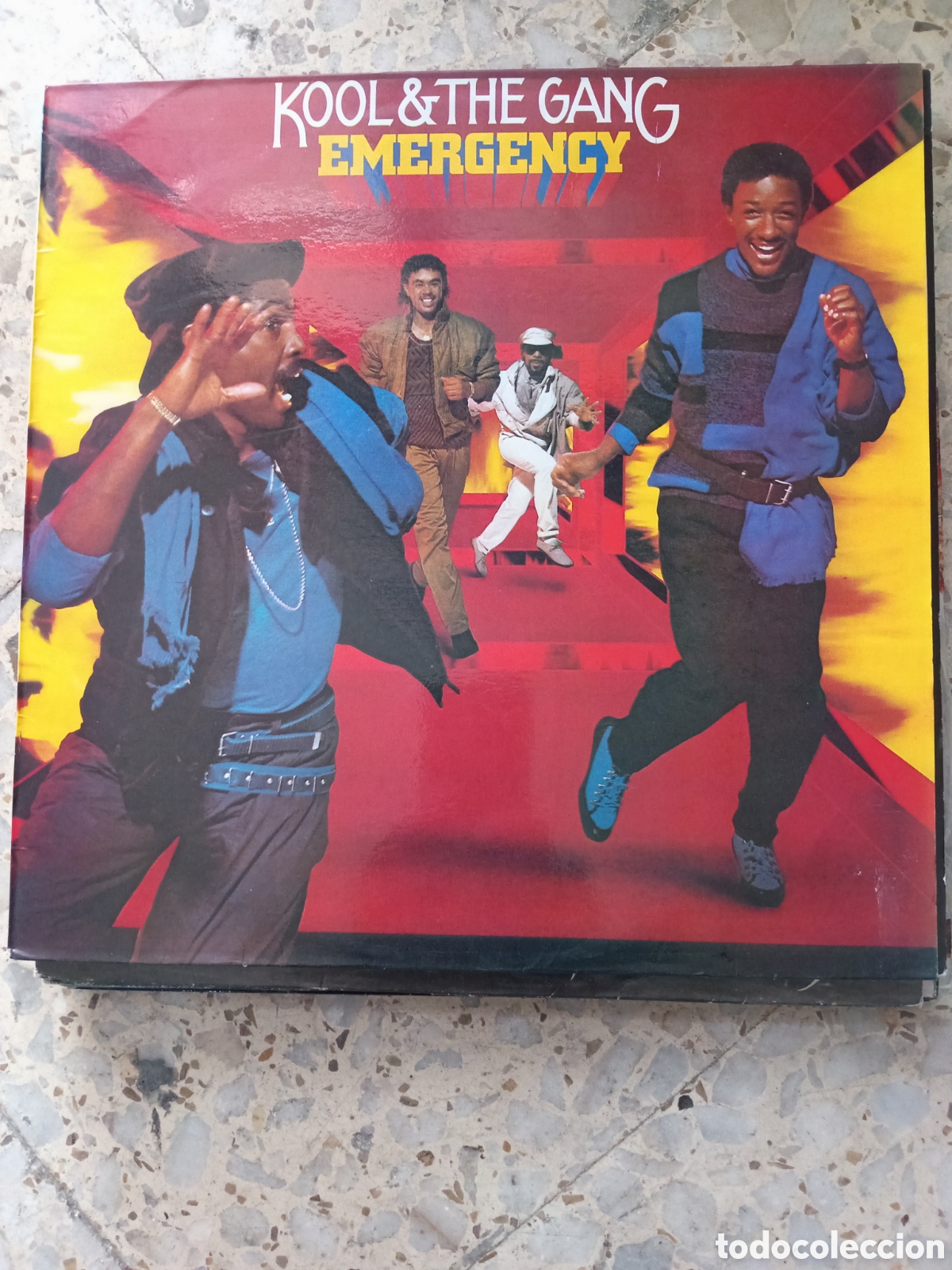 Discos de vinilo: LP KOOL & THE GANG EMERGENCY 1987 SPAIN - Foto 1