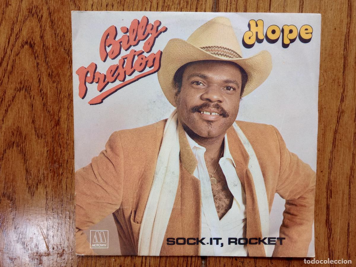 Discos de vinilo: Billy Preston - hope + sock-it, rocket - Foto 1