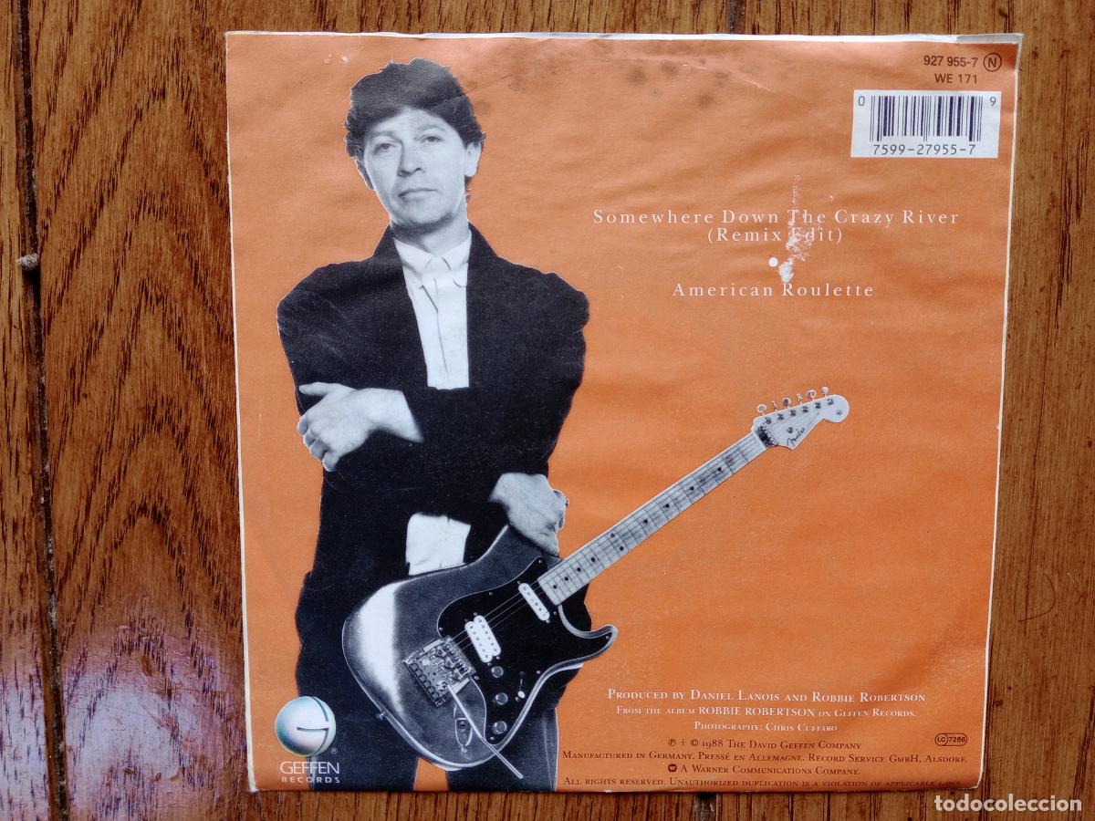 Discos de vinilo: Robbie Robertson - somewhere down the crazy river + american roulette - Foto 2