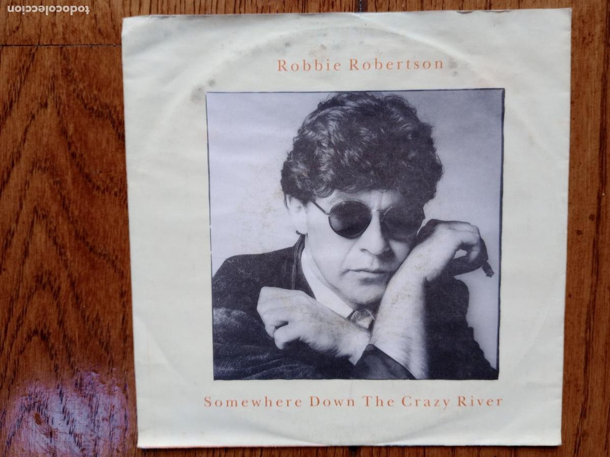 Discos de vinilo: Robbie Robertson - somewhere down the crazy river + american roulette - Foto 1