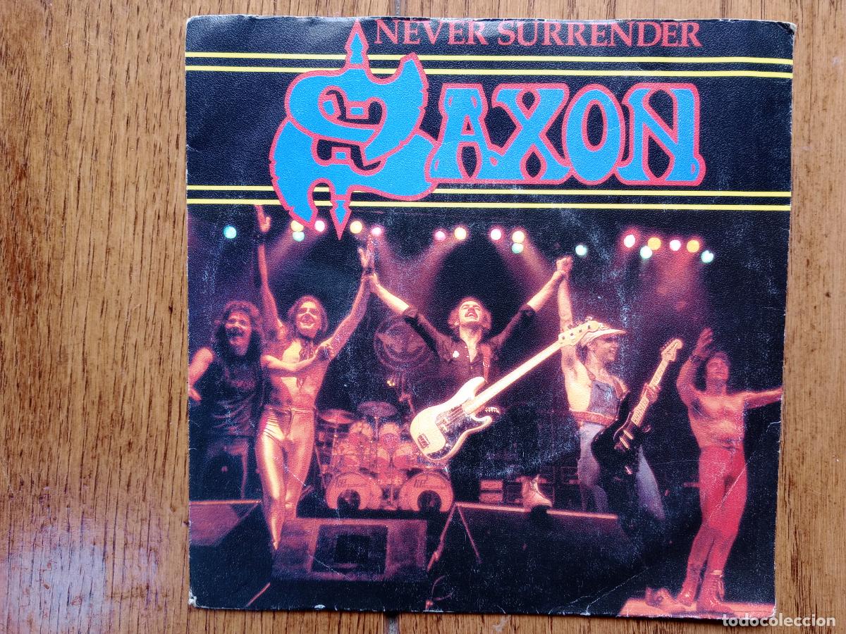 Discos de vinilo: Saxon - never surrender + 20,000 FT - Foto 1