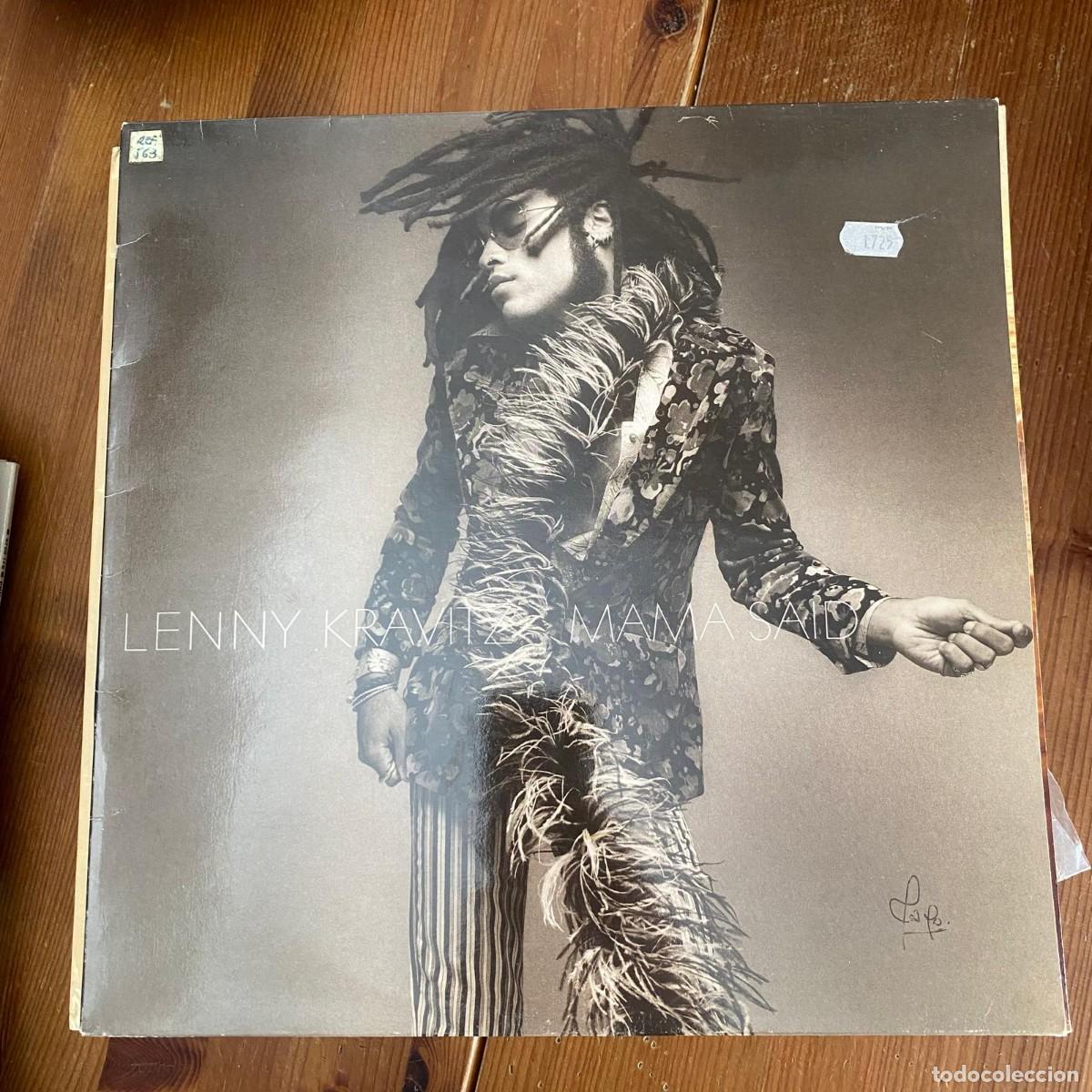 Discos de vinilo: LENNY KRAVITZ - MAMA SAID - LP VIRGIN 1991 - Foto 1