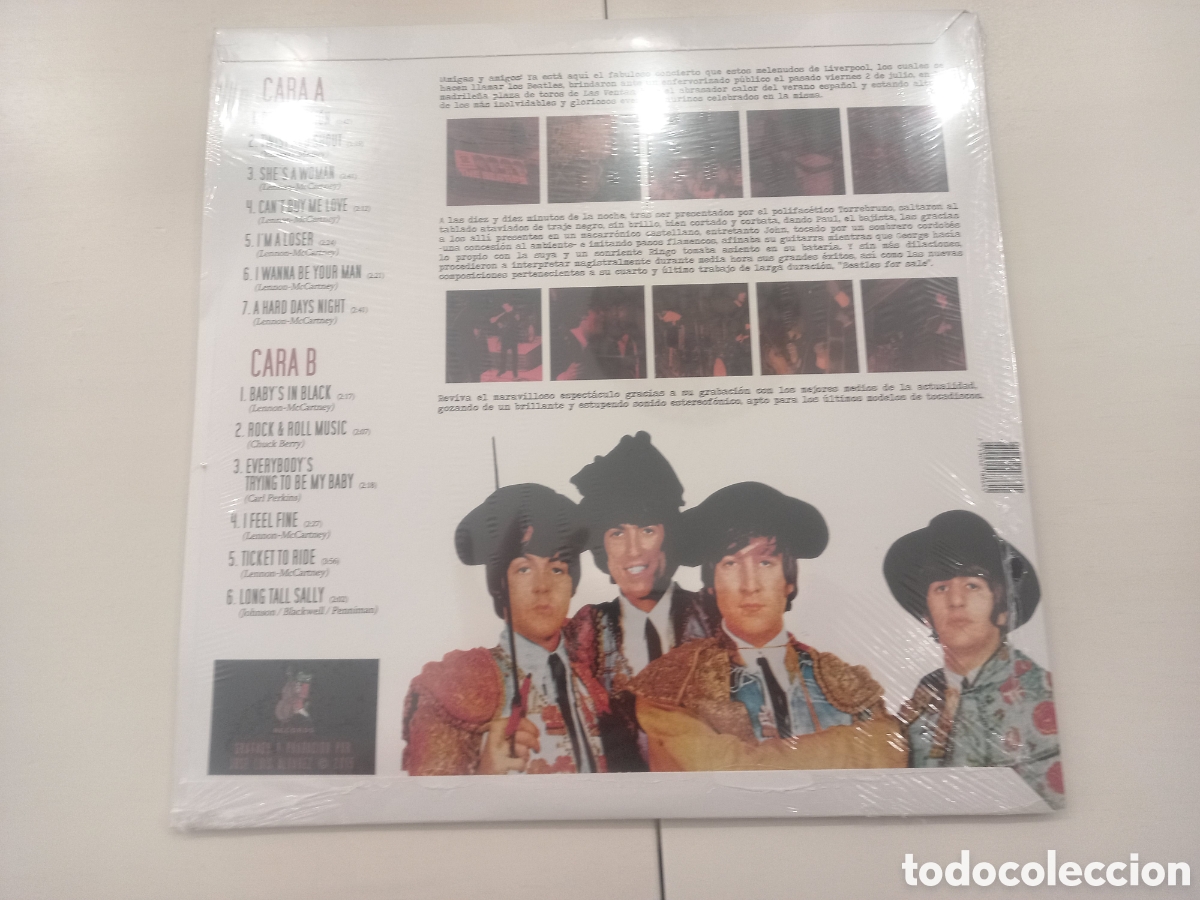 Discos de vinilo: BEATLES- CONCIERTO EN MADRID- LP CD LIBRO, PRECINTADO - Foto 3