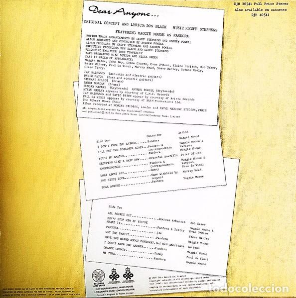 Discos de vinilo: Dear Anyone... - Various - Musical - Gatefold + Libreto - Foto 2