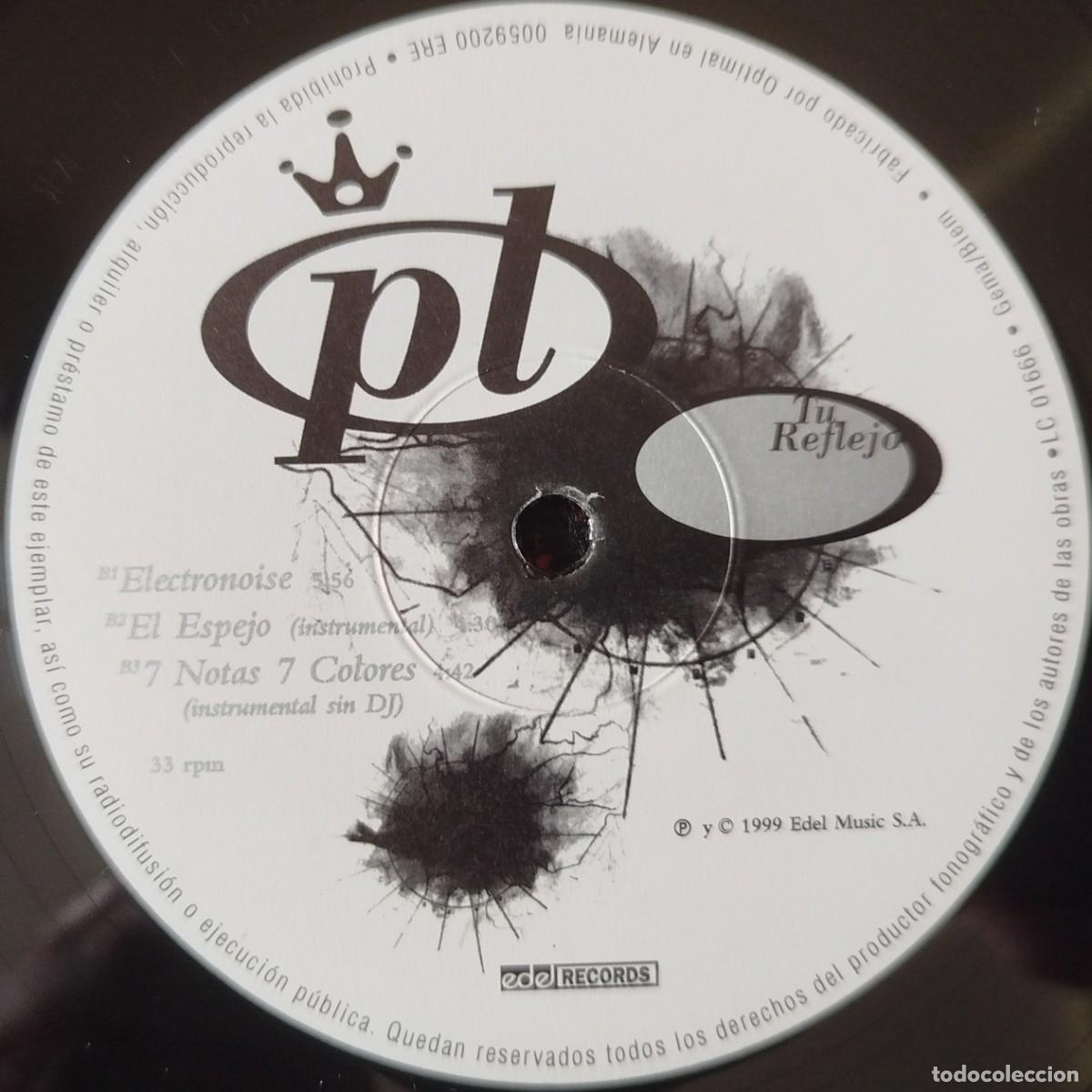Discos de vinilo: PL ** Tu Reflejo - Remezclas ** MAXI SINGLE VINILO 1999 - Foto 4