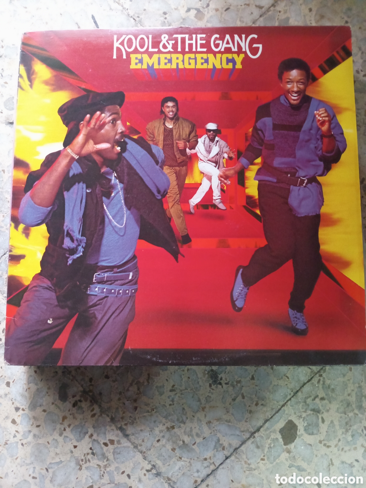 Discos de vinilo: LP KOOL & THE GANG EMERGENCY 1987 CANADA - Foto 1