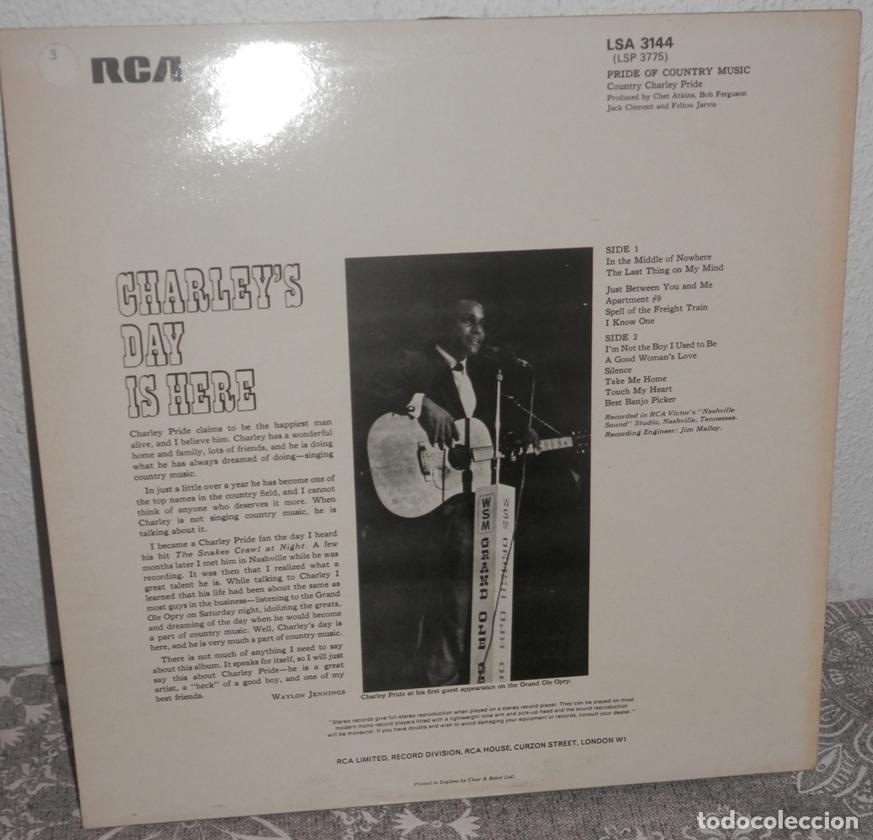 Discos de vinilo: DISCO LP DE VINILLO DE CHARLEY PRIDE - Foto 2