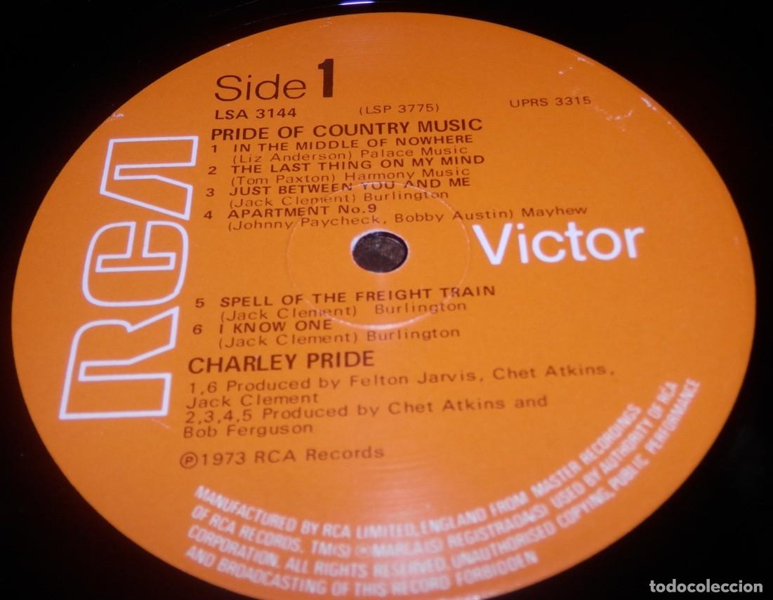 Discos de vinilo: DISCO LP DE VINILLO DE CHARLEY PRIDE - Foto 3