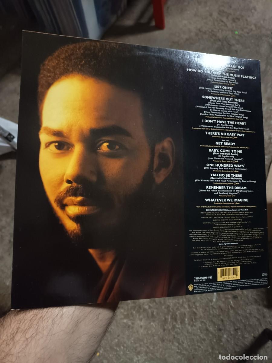 Discos de vinilo: LOTE 76,LP THE BEST JAMES INGRAM - Foto 2