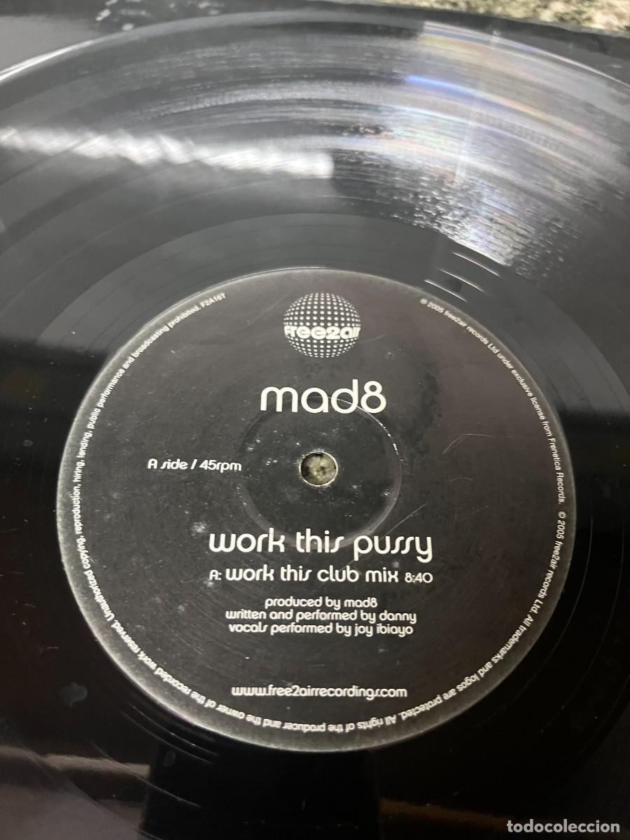 Discos de vinilo: Mad8 Work This Pussy - Foto 3