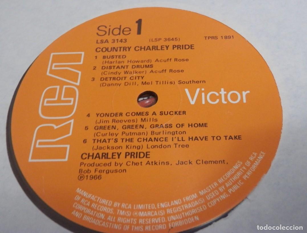 Discos de vinilo: DISCO LP DE VINILLO DE CHARLEY PRIDE - Foto 3