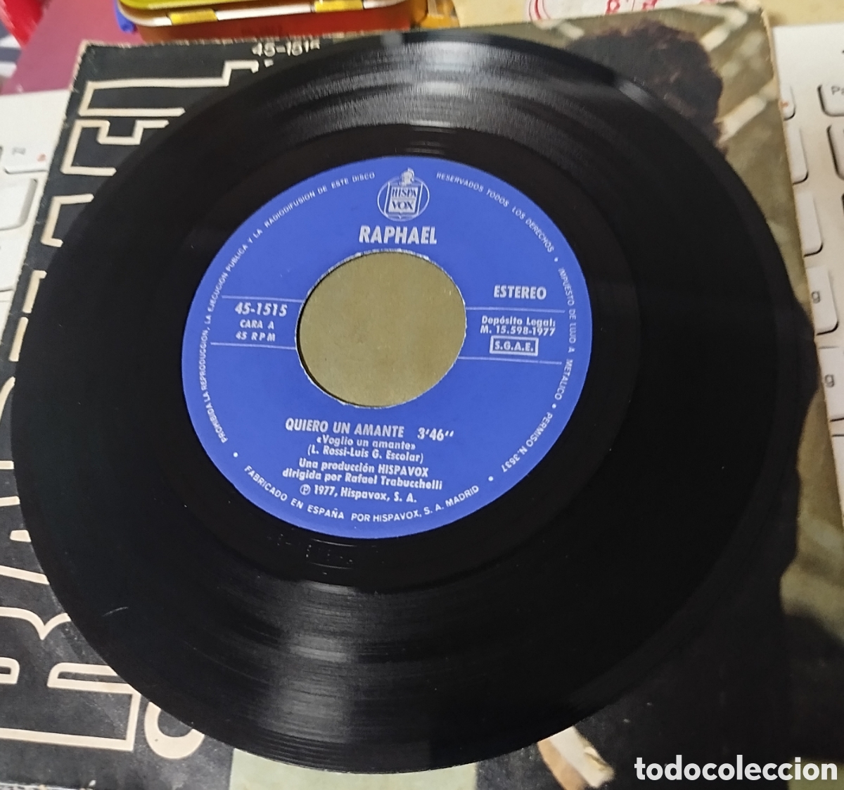 Discos de vinilo: Raphael - Quiero un amante - Foto 2