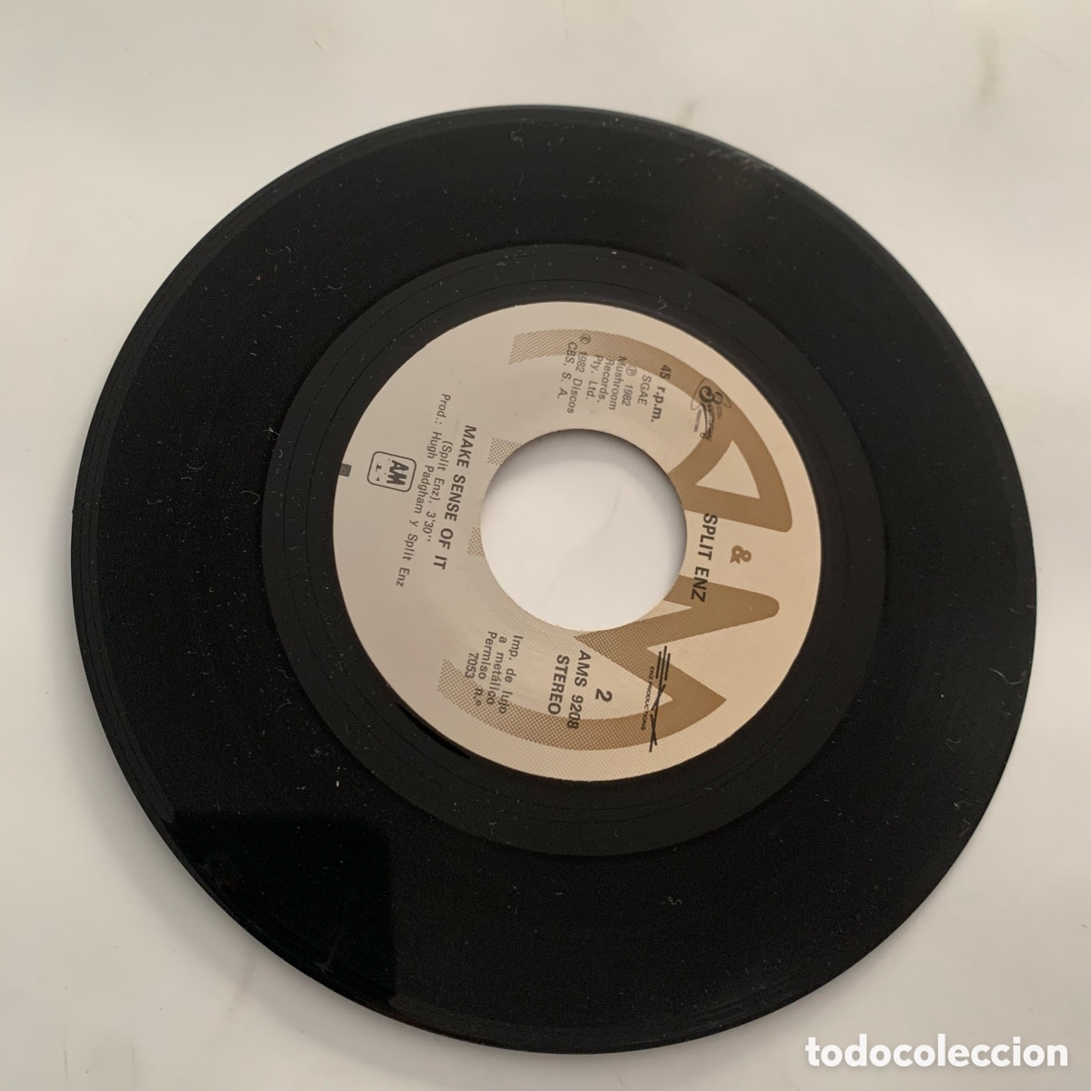 Discos de vinilo: single 7 Split Enz &ndash; Six Months In A Leaky Boat edicion espa&ntilde;ola de 1982 - Foto 3