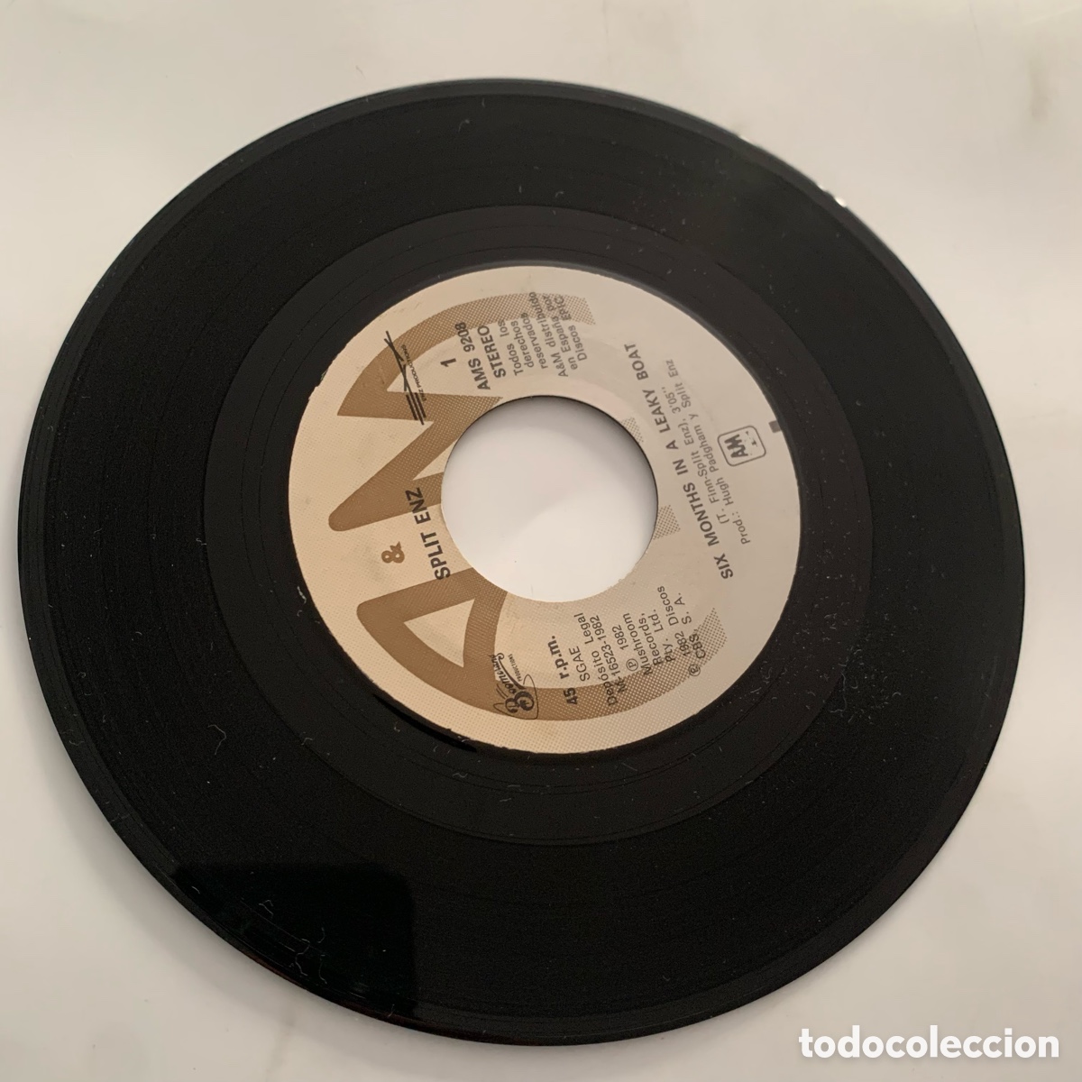 Discos de vinilo: single 7 Split Enz &ndash; Six Months In A Leaky Boat edicion espa&ntilde;ola de 1982 - Foto 4