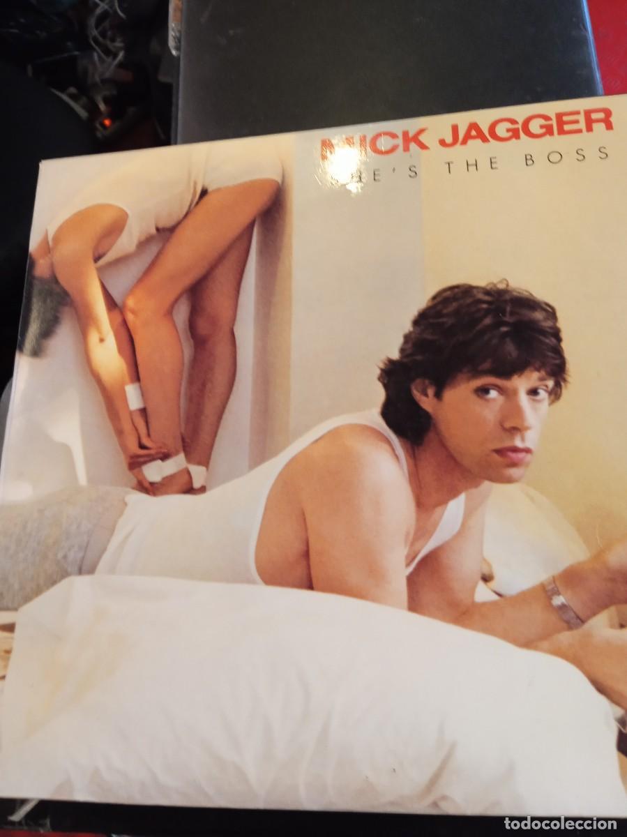 Discos de vinilo: MICK JAGGER- SHE&acute;S THE BOSS. LP - Foto 1