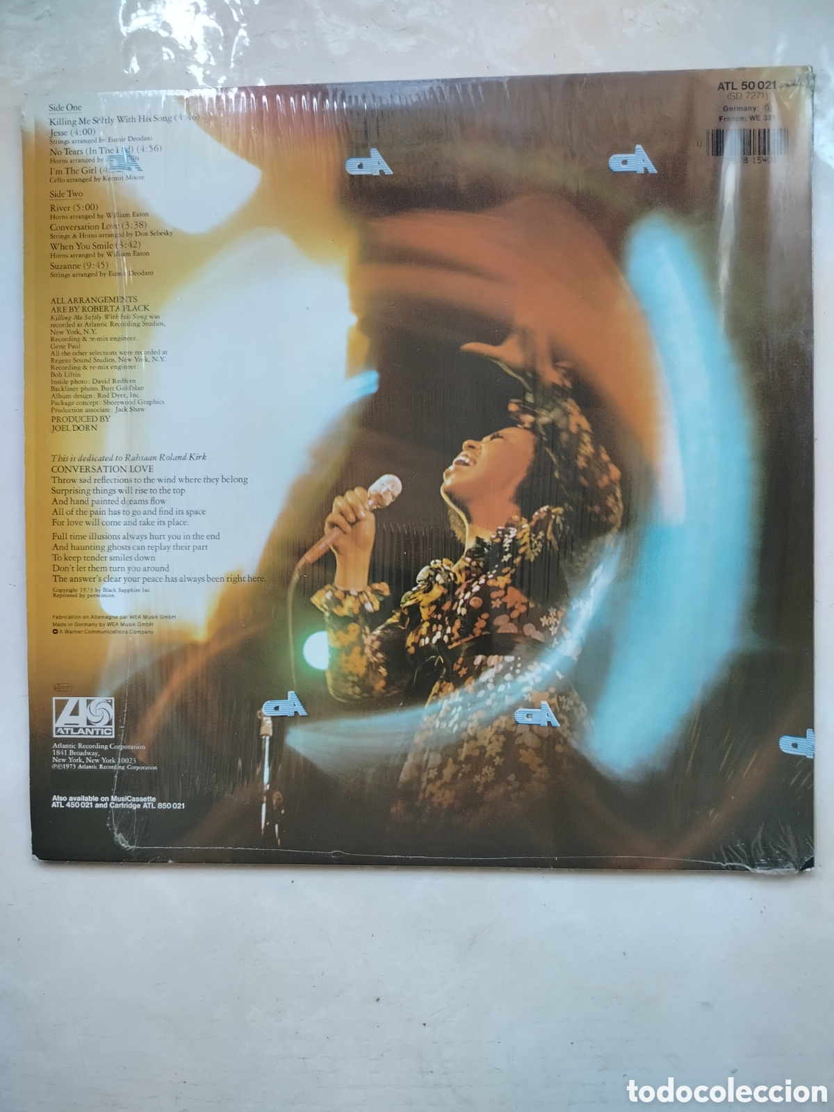 Discos de vinilo: Roberta Flack LP Killing... - Foto 2