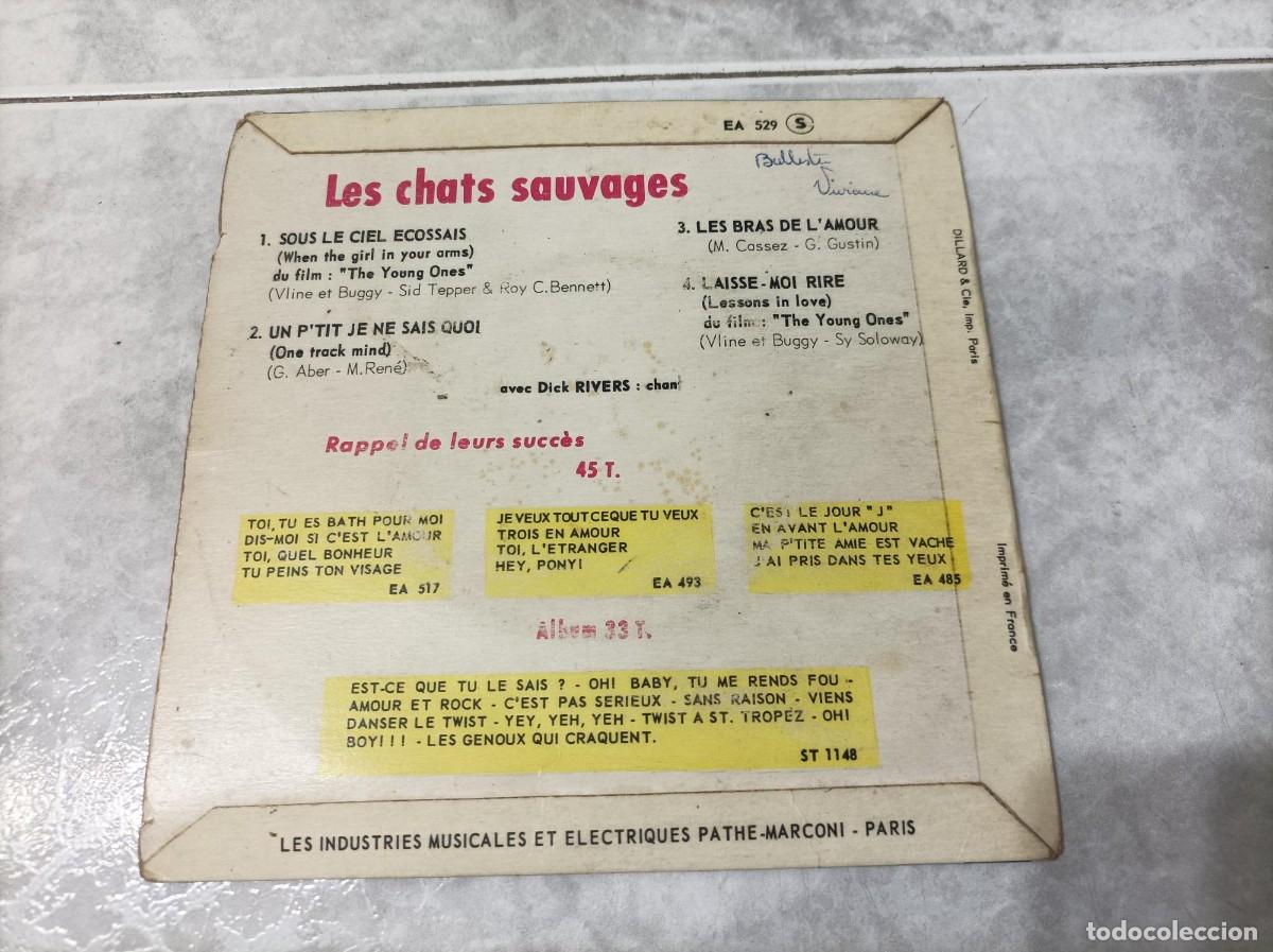Discos de vinilo: Les Chats Sauvages ep - Foto 2