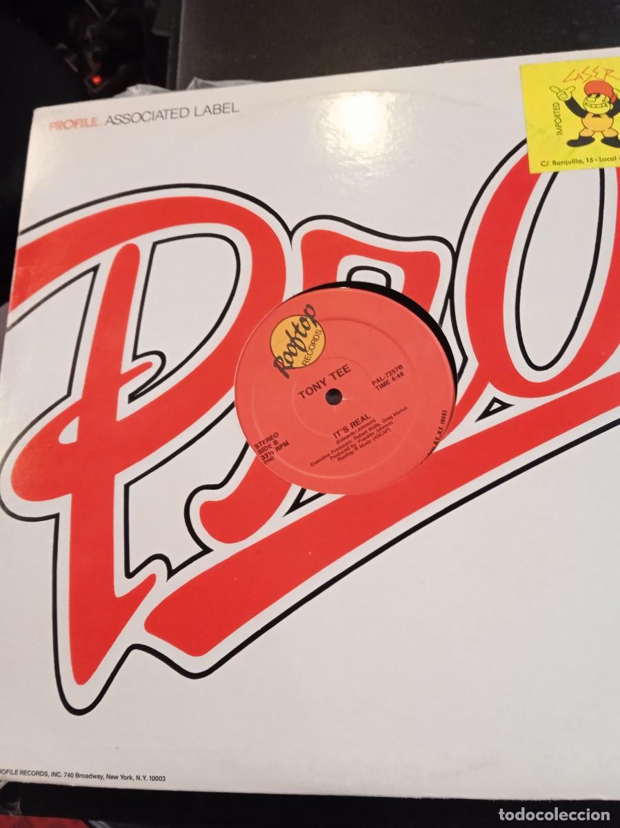 Discos de vinilo: TONY TEE- RAP IS MUSIC. MAXISINGLE. - Foto 1