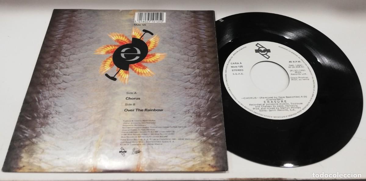 Discos de vinilo: SCO101-Erasure - Chorus (7&rdquo;, Single, Promo) - Foto 2