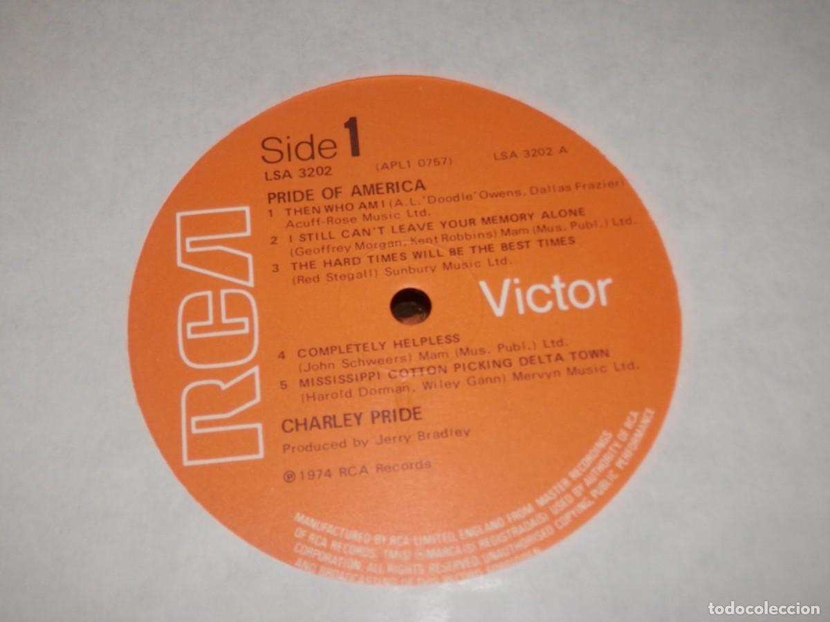 Discos de vinilo: DISCO LP DE VINILLO DE CHARLEY PRIDE - Foto 3