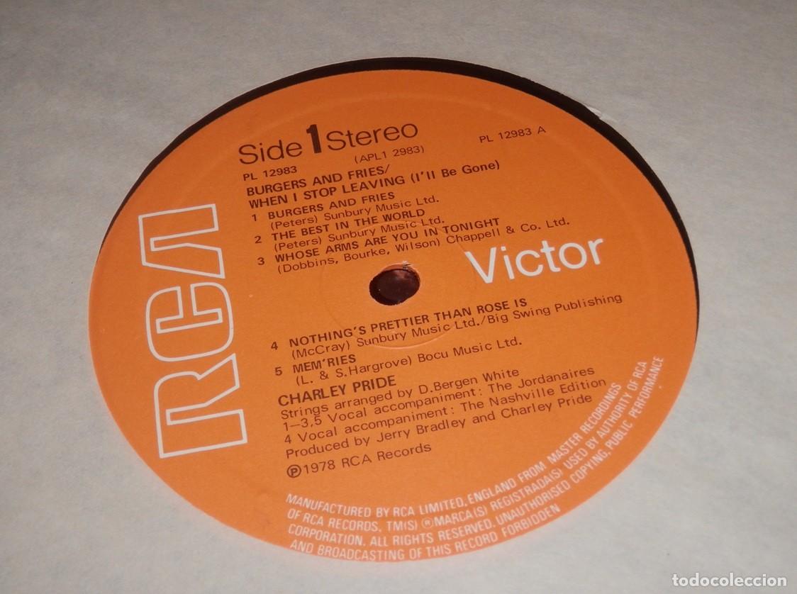 Discos de vinilo: DISCO LP DE VINILLO DE CHARLEY PRIDE - Foto 3
