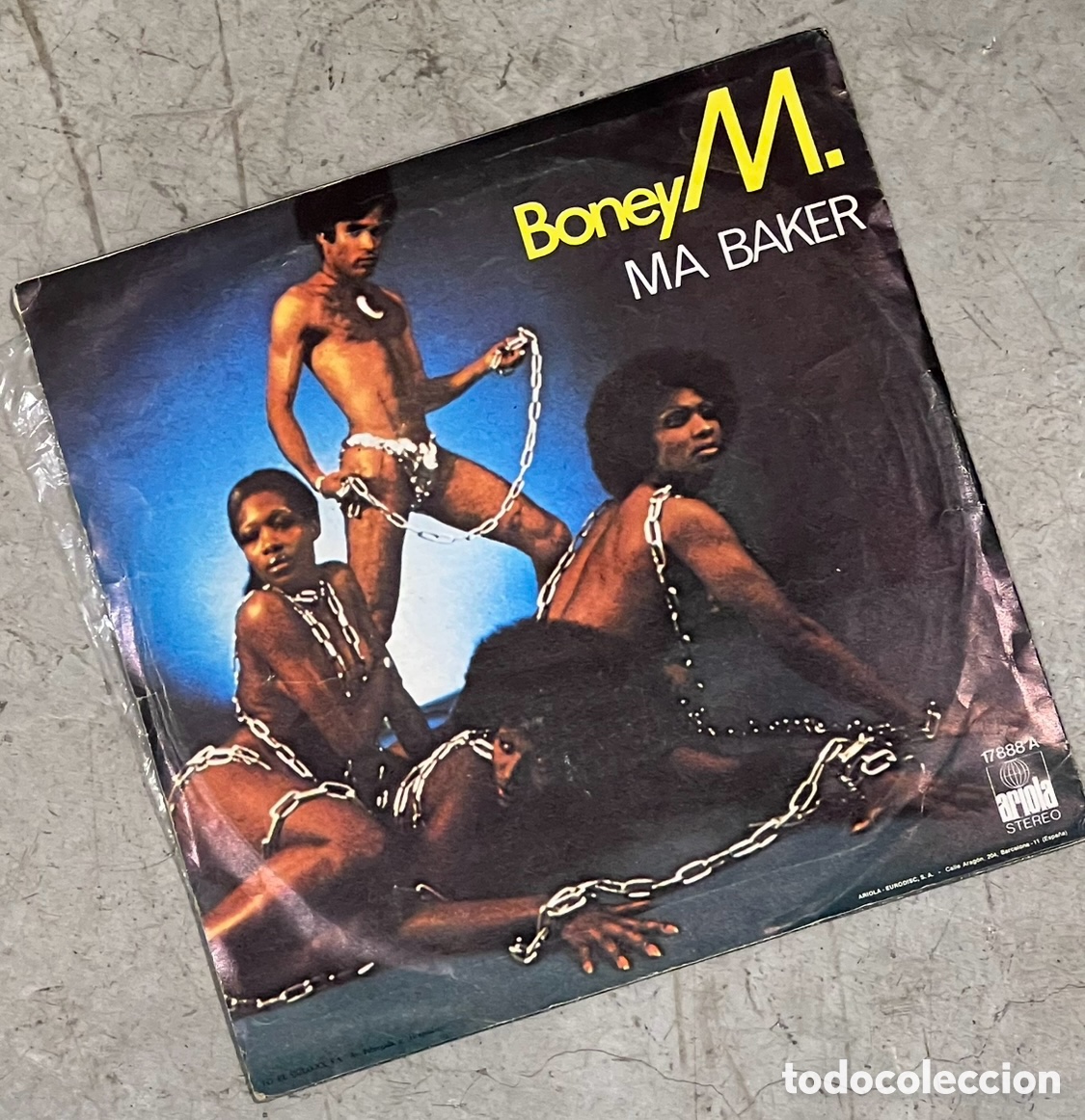 Discos de vinilo: Disco Vinilo Single. Boney M. &ldquo;Ma Baker&rdquo;. 1977. - Foto 2