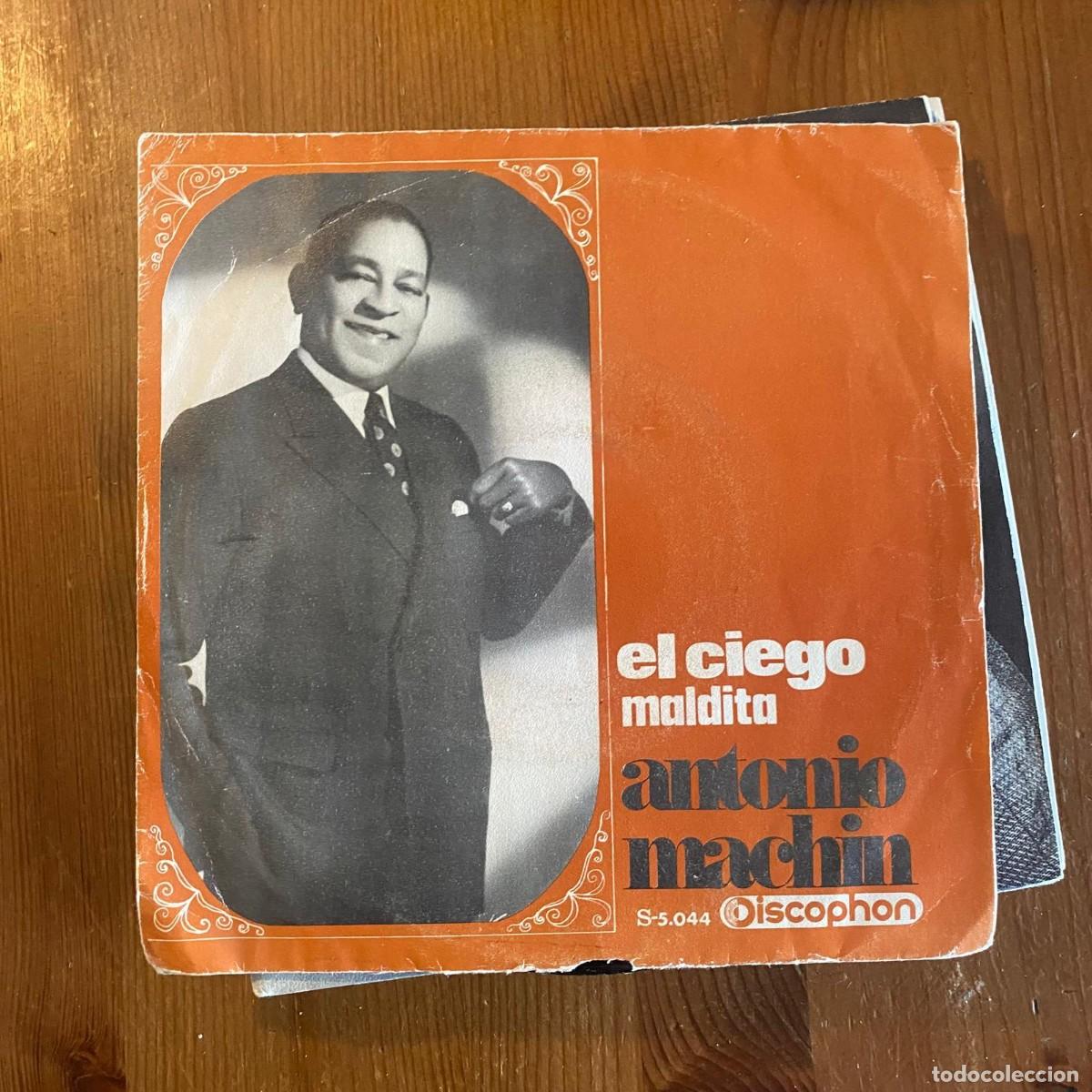 Discos de vinilo: ANTONIO MACH&Iacute;N - EL CIEGO - SINGLE DISCOPHON 1968 - Foto 1