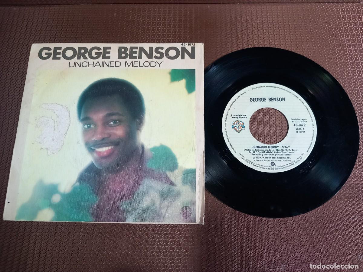 Discos de vinilo: GEORGE BENSON / UNCHAINED MELODY / SINGLE 7 PULGADAS - Foto 1