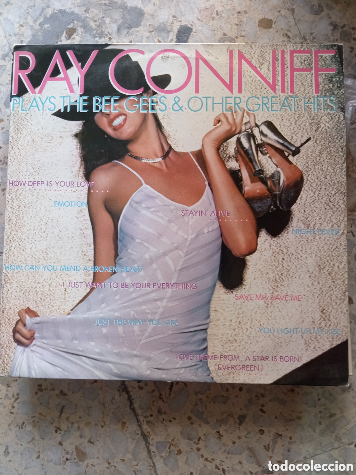 Discos de vinilo: LP RAY CONNIFF PLAYS THE BEE GEES 1979 SPAIN - Foto 1