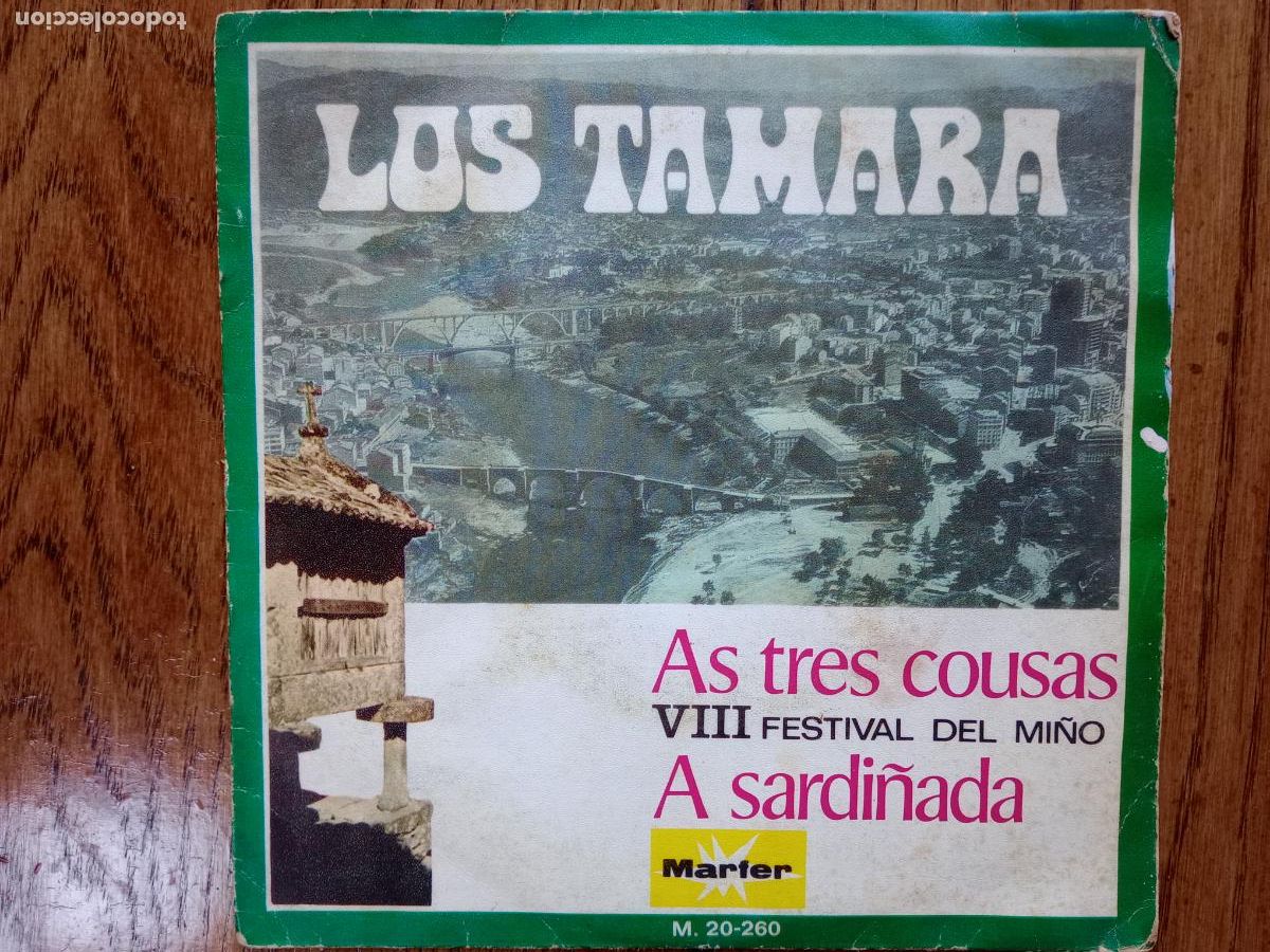 Discos de vinilo: Los Tamara - as tres cousas + a sardi&ntilde;ada - Foto 1