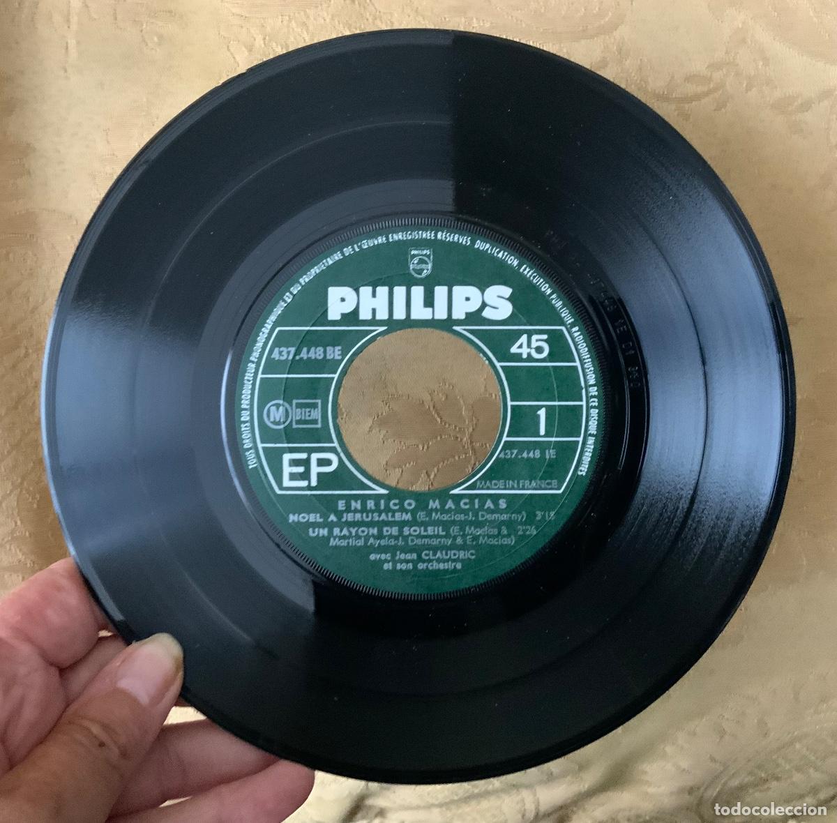 Discos de vinilo: VINILO SINGLE ENRICO MACIAS NOEL A JERUSALEM - Foto 3