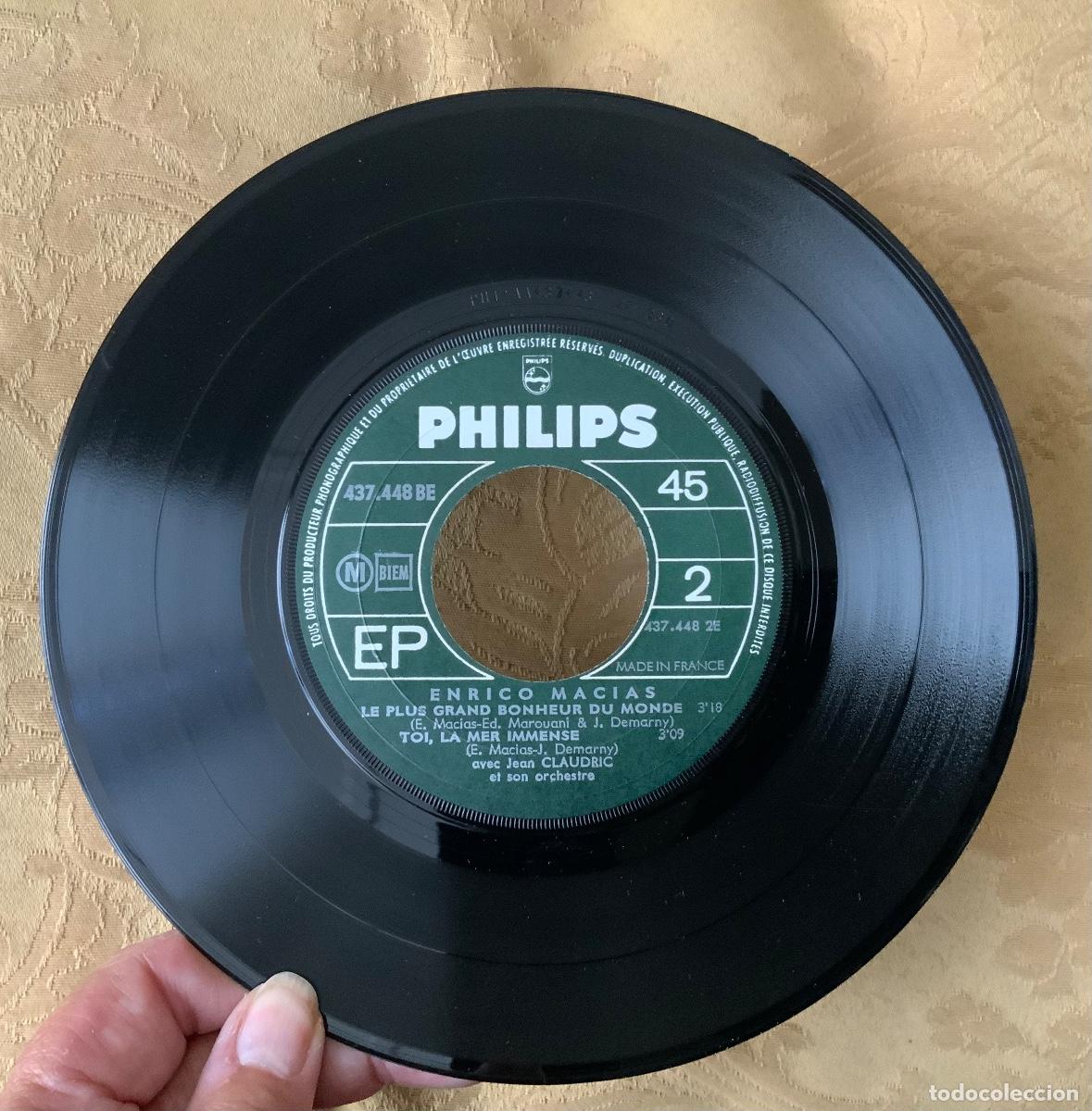 Discos de vinilo: VINILO SINGLE ENRICO MACIAS NOEL A JERUSALEM - Foto 4