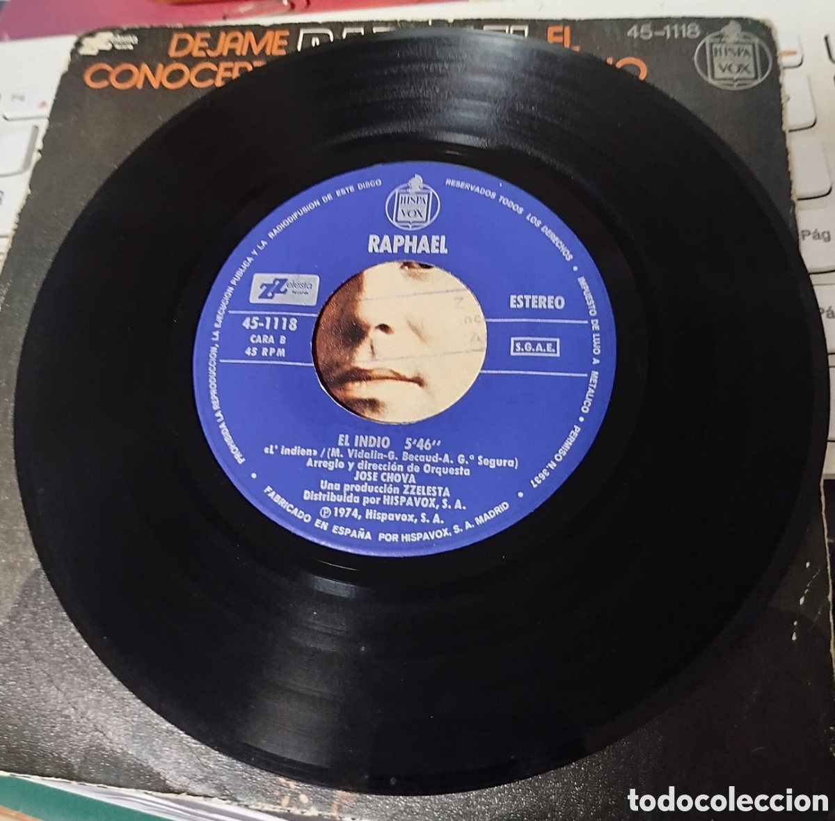 Discos de vinilo: Raphael &ndash; Dejame Conocerte - Foto 2