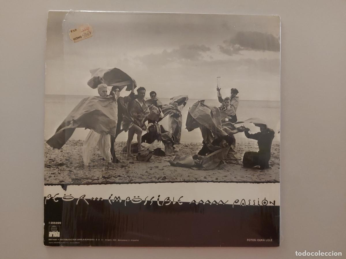 Discos de vinilo: LP PEOR IMPOSSIBLE, PASSI&Oacute;N, ARIOLA 1985 - Foto 2