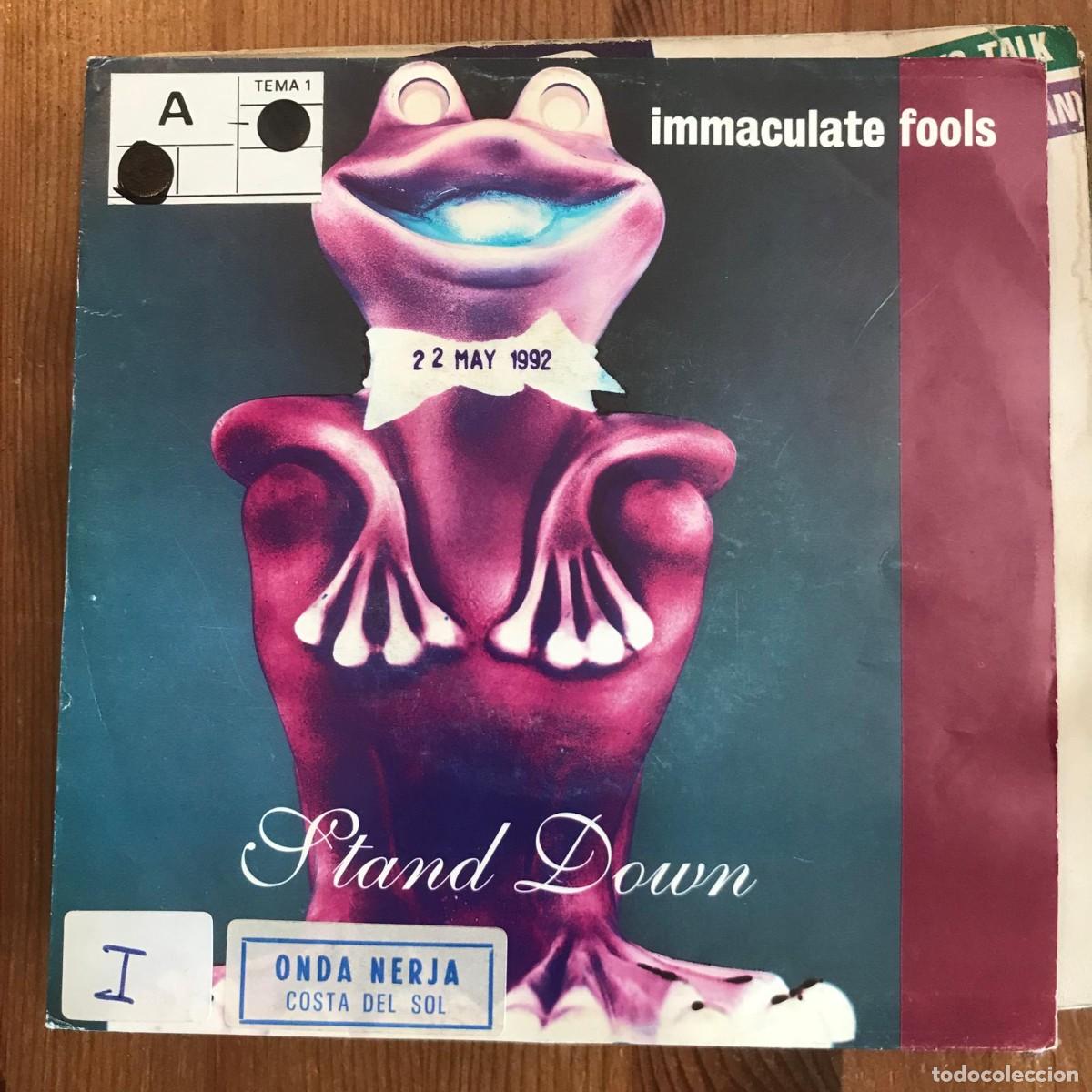 Discos de vinilo: IMMACULATE FOOLS - STAND DOWN - SINGLE CBS 1992 PROMO - Foto 1