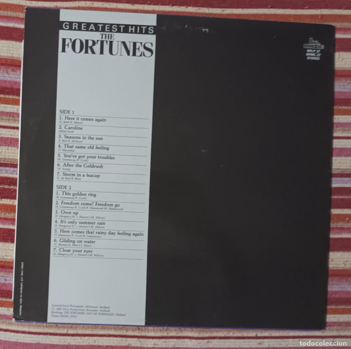 Discos de vinilo: THE FORTUNES - GREATEST HITS - Foto 2