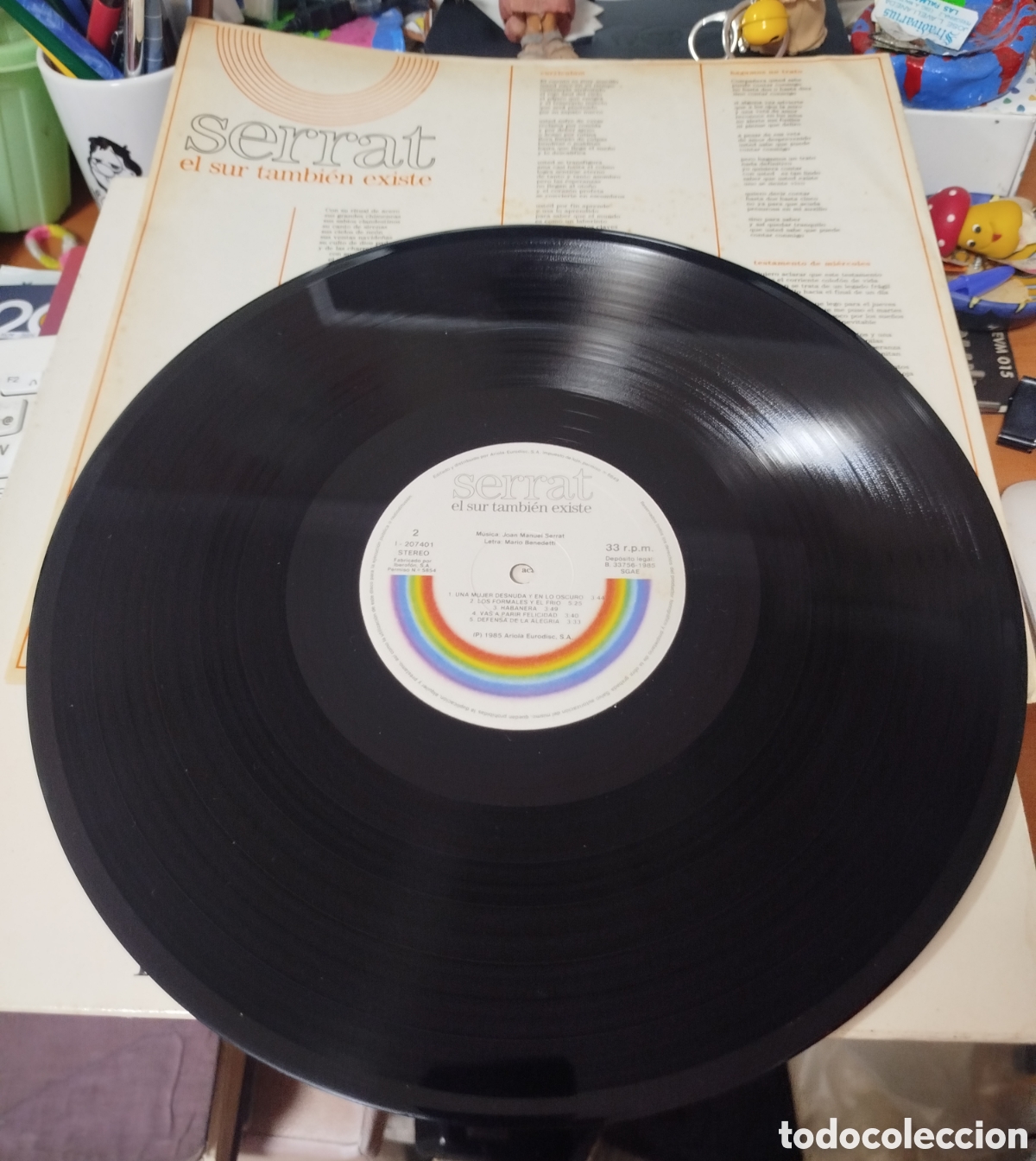 Discos de vinilo: Joan Manuel Serrat - El Sur tambi&eacute;n existe - Foto 2
