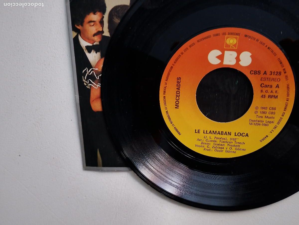 Discos de vinilo: mocedades le llamaban loca 1983 - Foto 3