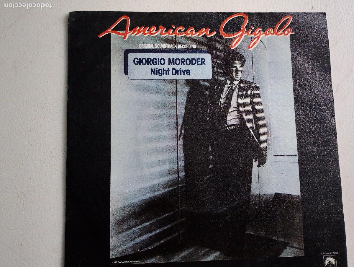 Discos de vinilo: Giorgio Moroder &lrm;&ndash; Night Drive ed espa&ntilde;ola 1980 - Foto 3