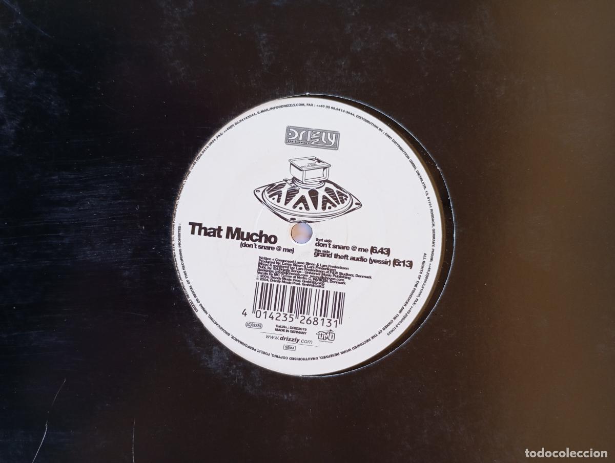 Discos de vinilo: THAT MUCHO. DONT SNARE ME. MAXI-SINGLE. TDKDA53 - Foto 2