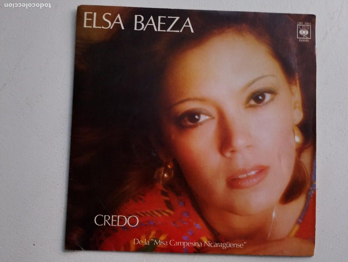 Discos de vinilo: Elsa Baeza &lrm;&ndash; Credo 1977 ed espa&ntilde;ola - Foto 2