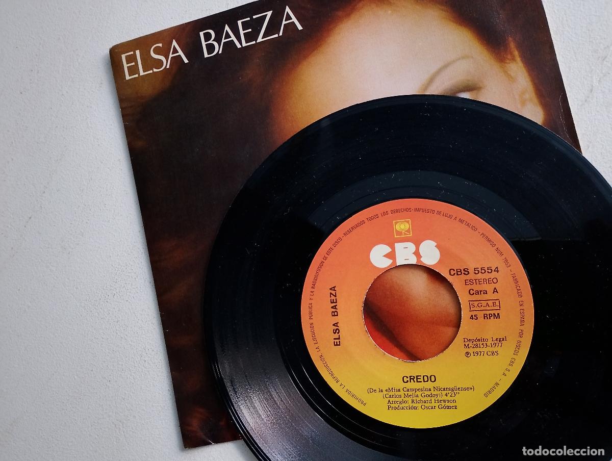 Discos de vinilo: Elsa Baeza &lrm;&ndash; Credo 1977 ed espa&ntilde;ola - Foto 3