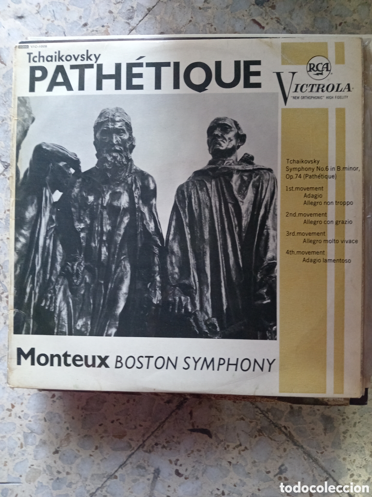 Discos de vinilo: LP TCHAIKOVSKY PATHETIQUE PIERRE MONTEUX UK - Foto 1