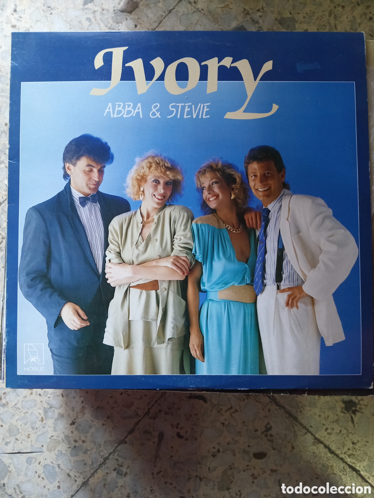 Discos de vinilo: LP IVORY ABBA& STEVIE 1987 SPAIN - Foto 1