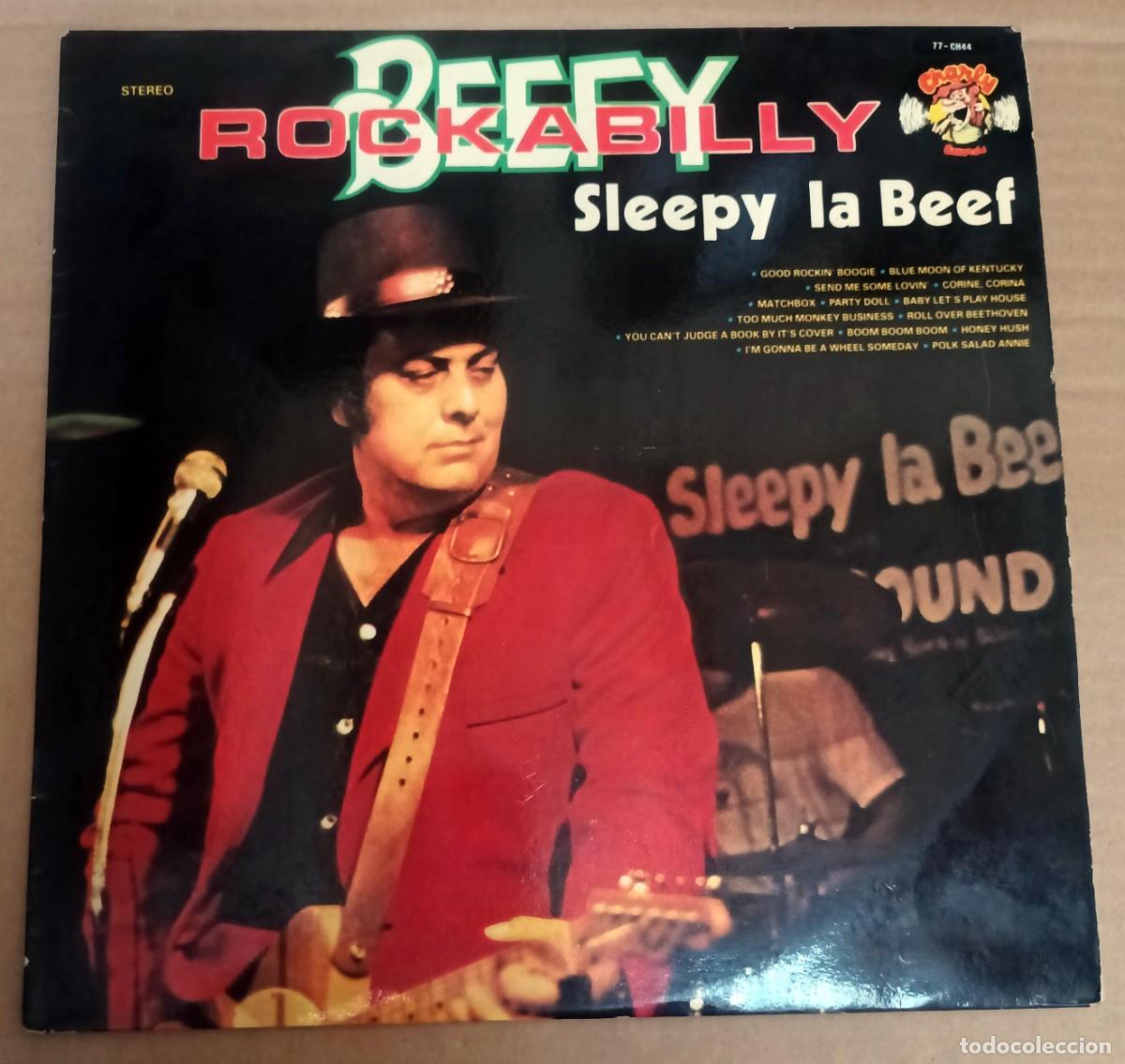 Discos de vinilo: Sleepy La Beef &lrm;&ndash; Beefy Rockabilly LP 1981 Espa&ntilde;a - Foto 1