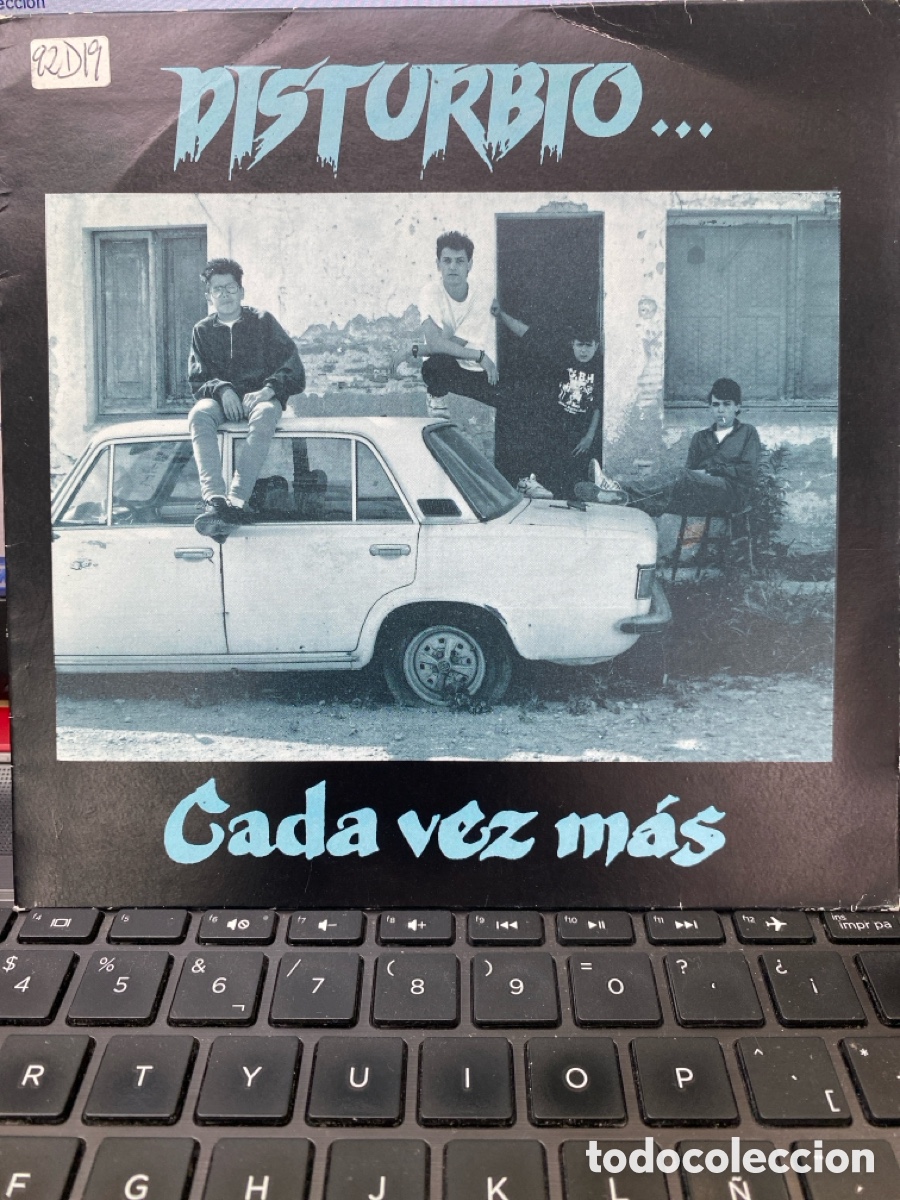 Discos de vinilo: DISTURBIO - CADA VEZ MAS SINGLE SPAIN - Foto 1