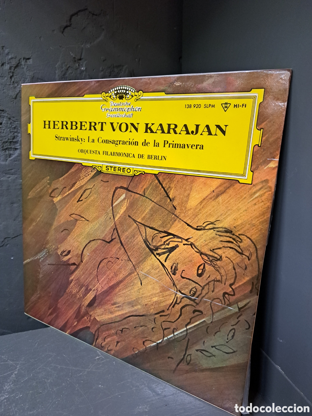 Discos de vinilo: Herbet Von Karajan. Strawinsky - Foto 1