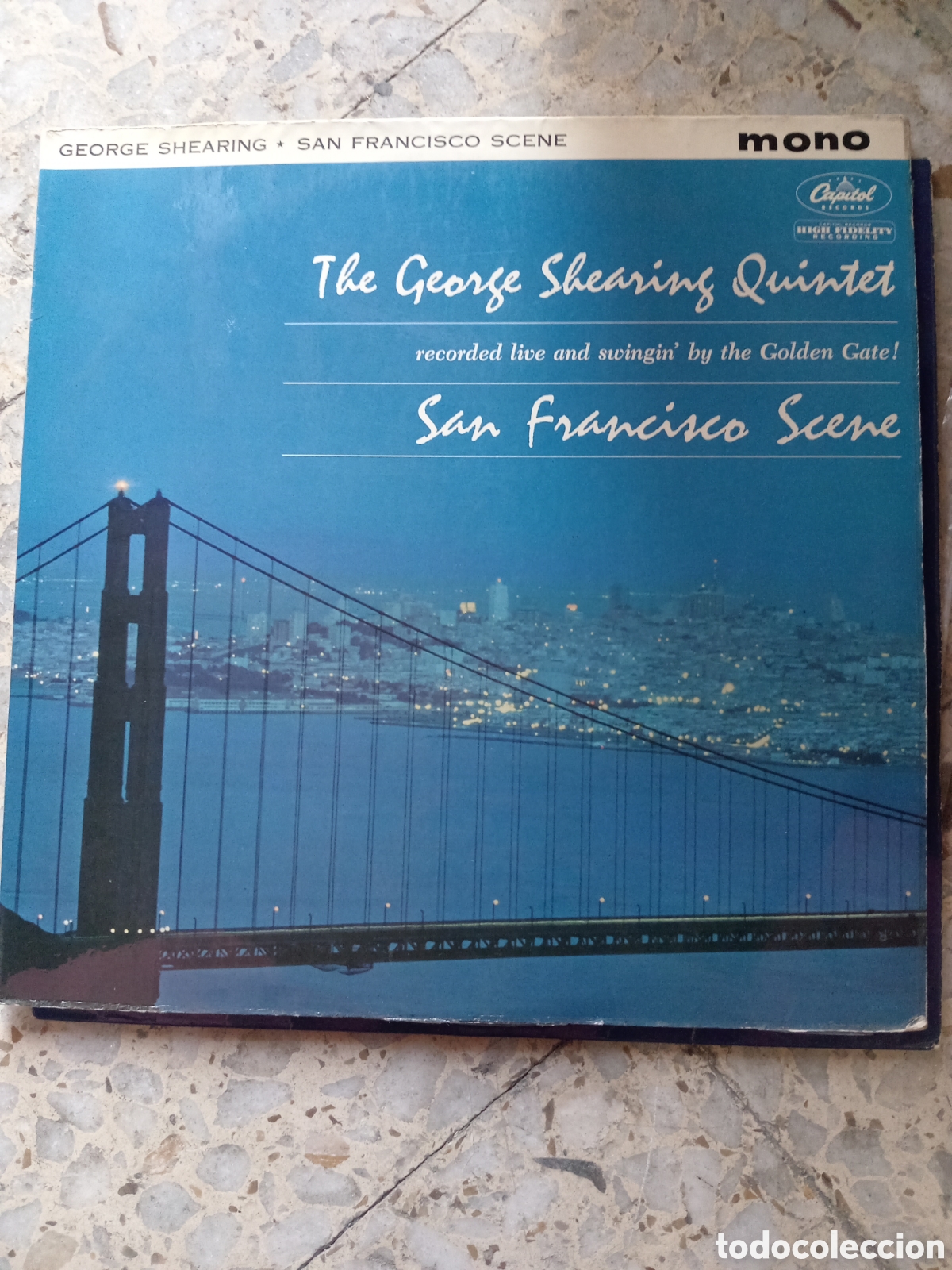 Discos de vinilo: LP GEORGE SHEARING SAN FRANCISCO SCENE UK - Foto 1